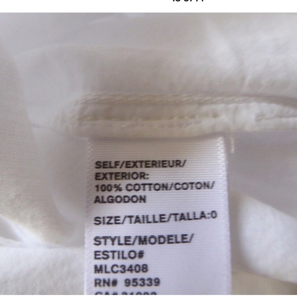 SALE James Perse Standard Men's Button Down Shirt White 0 (XS) 100% Cotton NEW - Picture 14 of 15